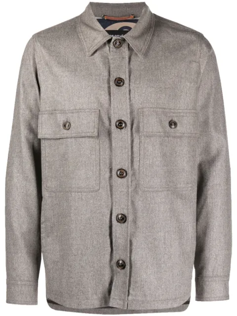 Jacob Cohën long-sleeve wool shirt jacket