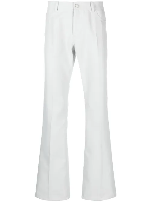 Pantalon droit à patch logo - Courrèges - Modalova