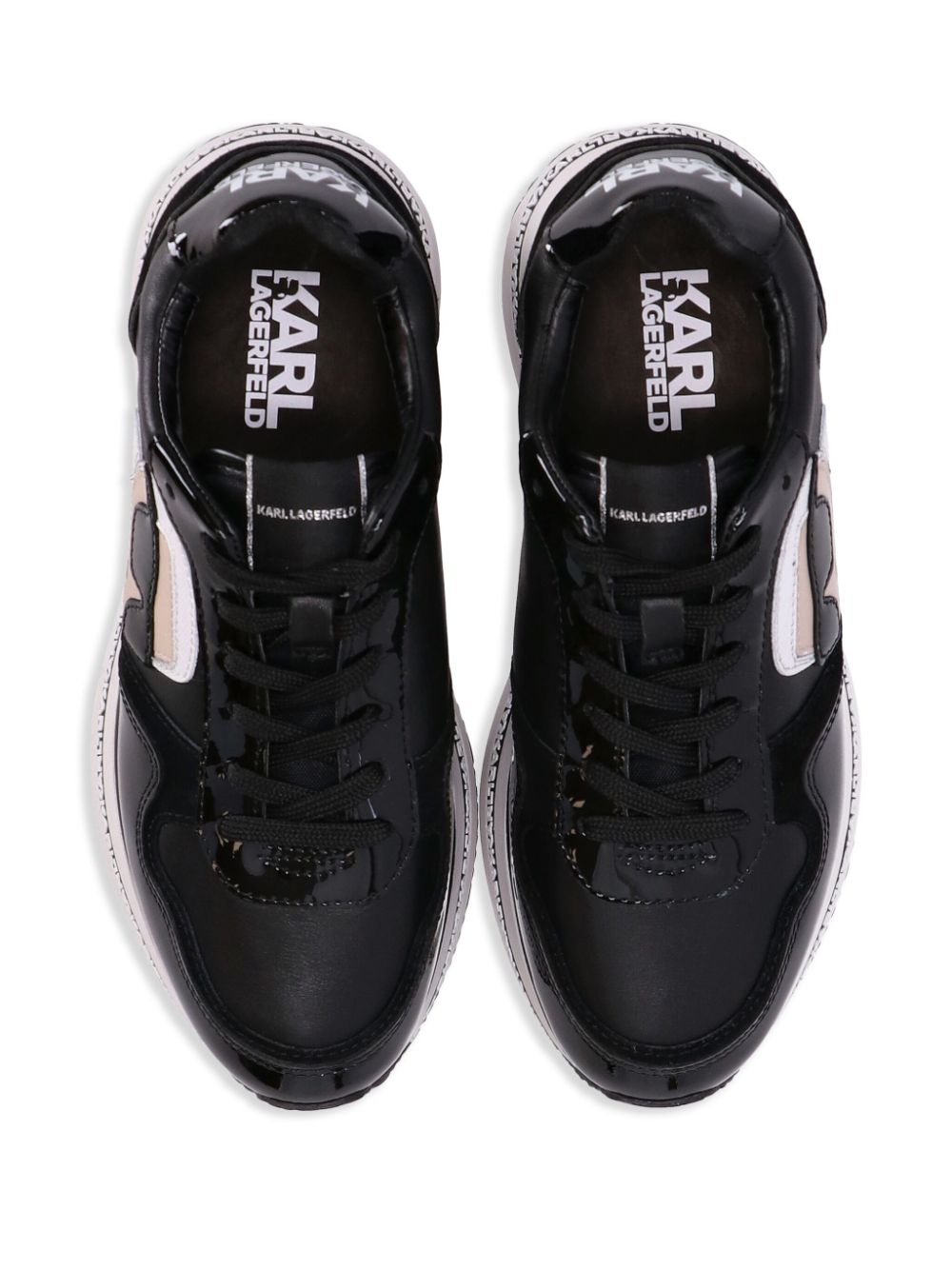 Shop Karl Lagerfeld Velocita Ii Platform Sneakers In Black