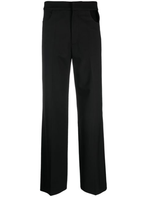 Gauchère cut-out straight-leg trousers