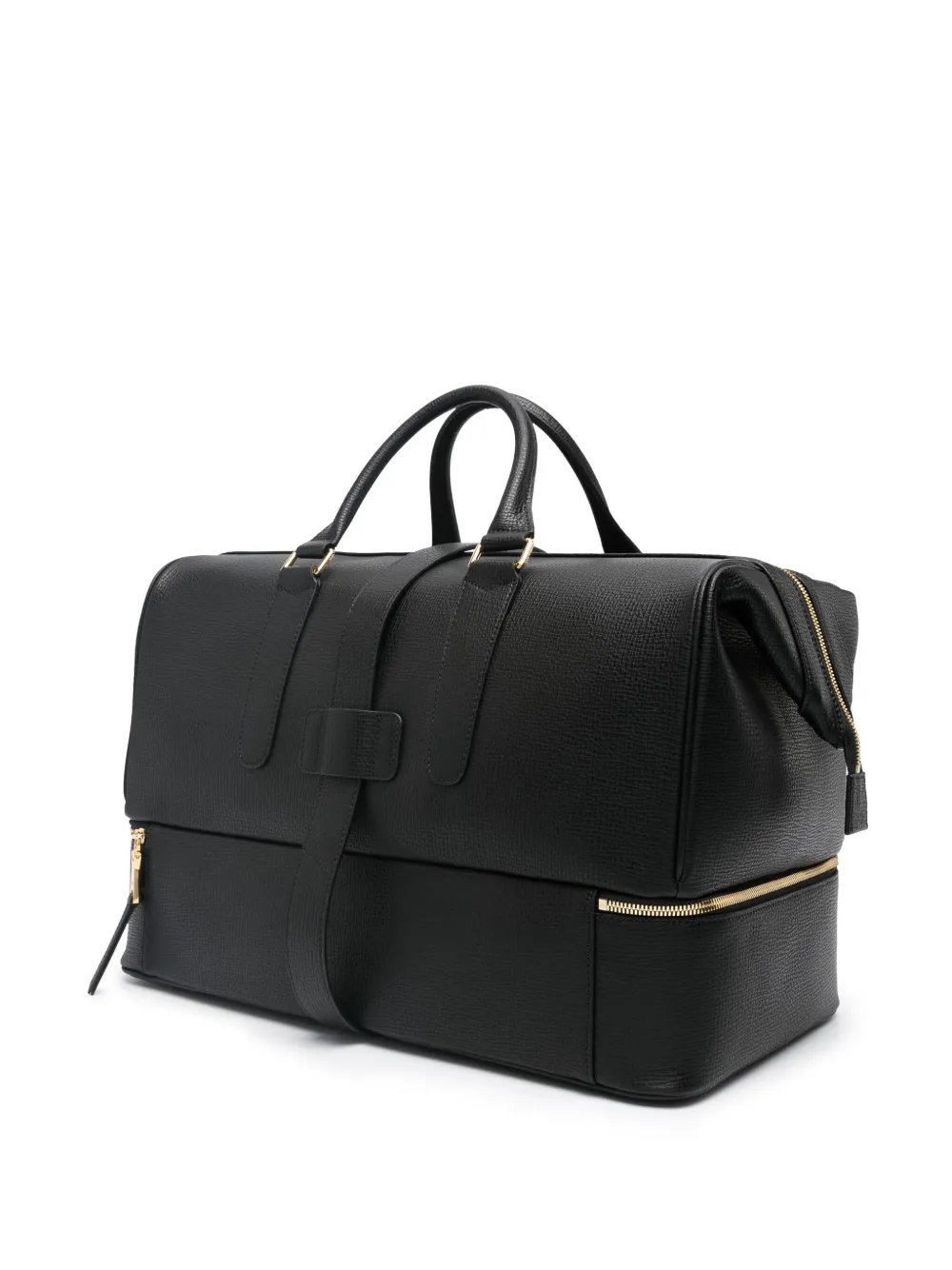 Emporio Armani Leren reistas - Zwart