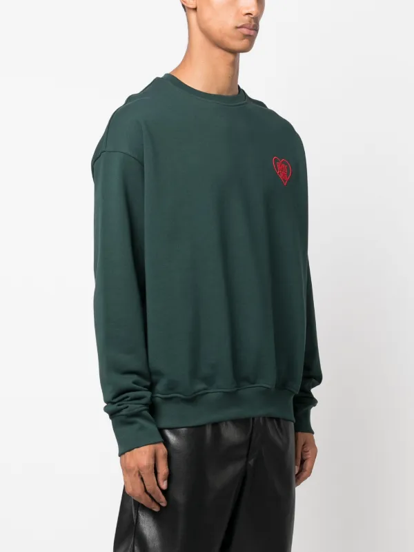 スウェット・トレーナー FAMILY FIRST SWEATSHIRTS (W24FFSS2403 GREEN) Family First logo-embroidered Cotton Sweatshirt | Green