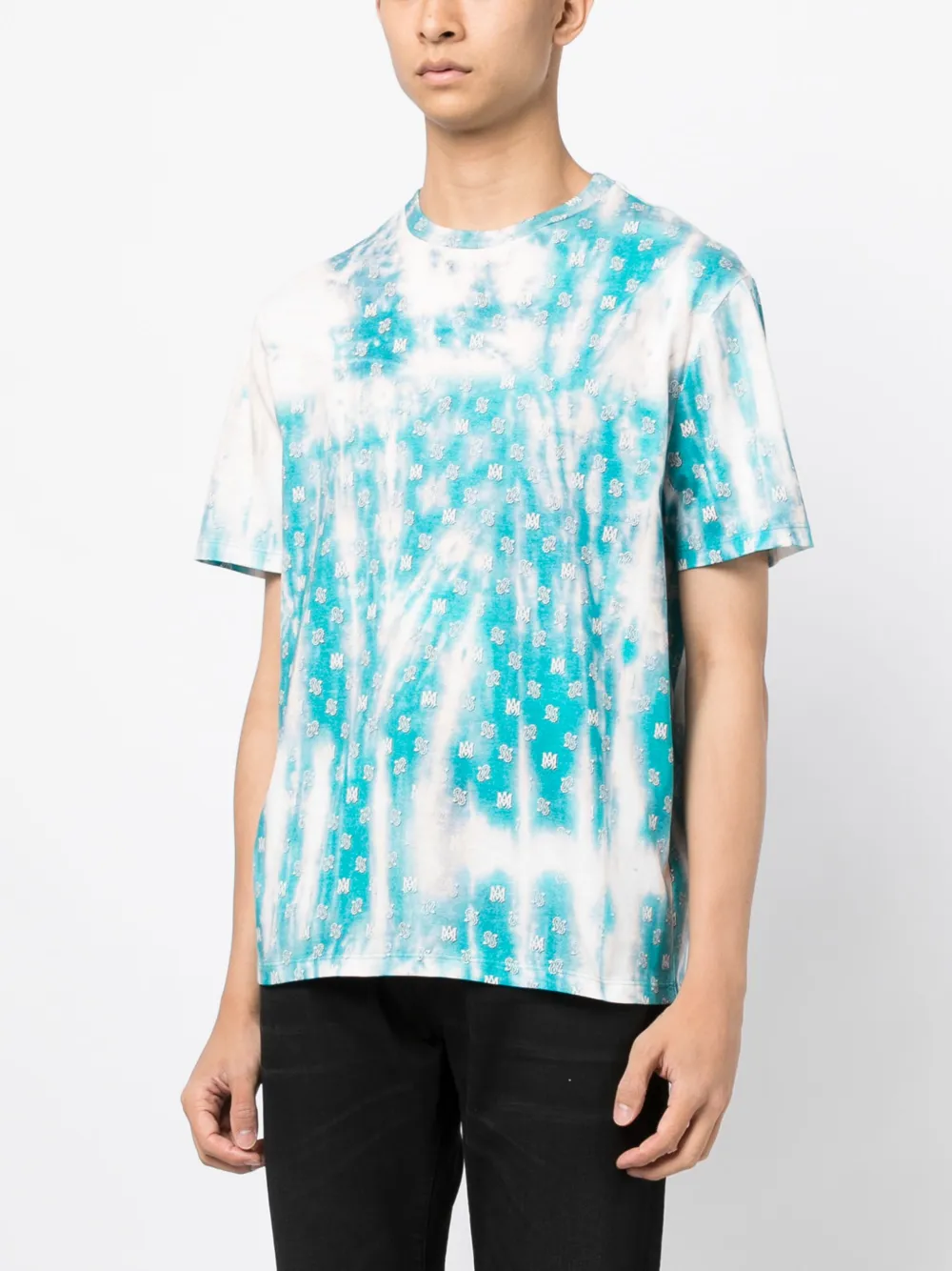 AMIRI logo bleached cotton T-shirt | Smart Closet