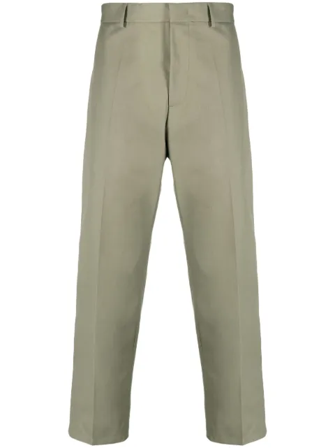 Jil Sander straight-leg cotton trousers