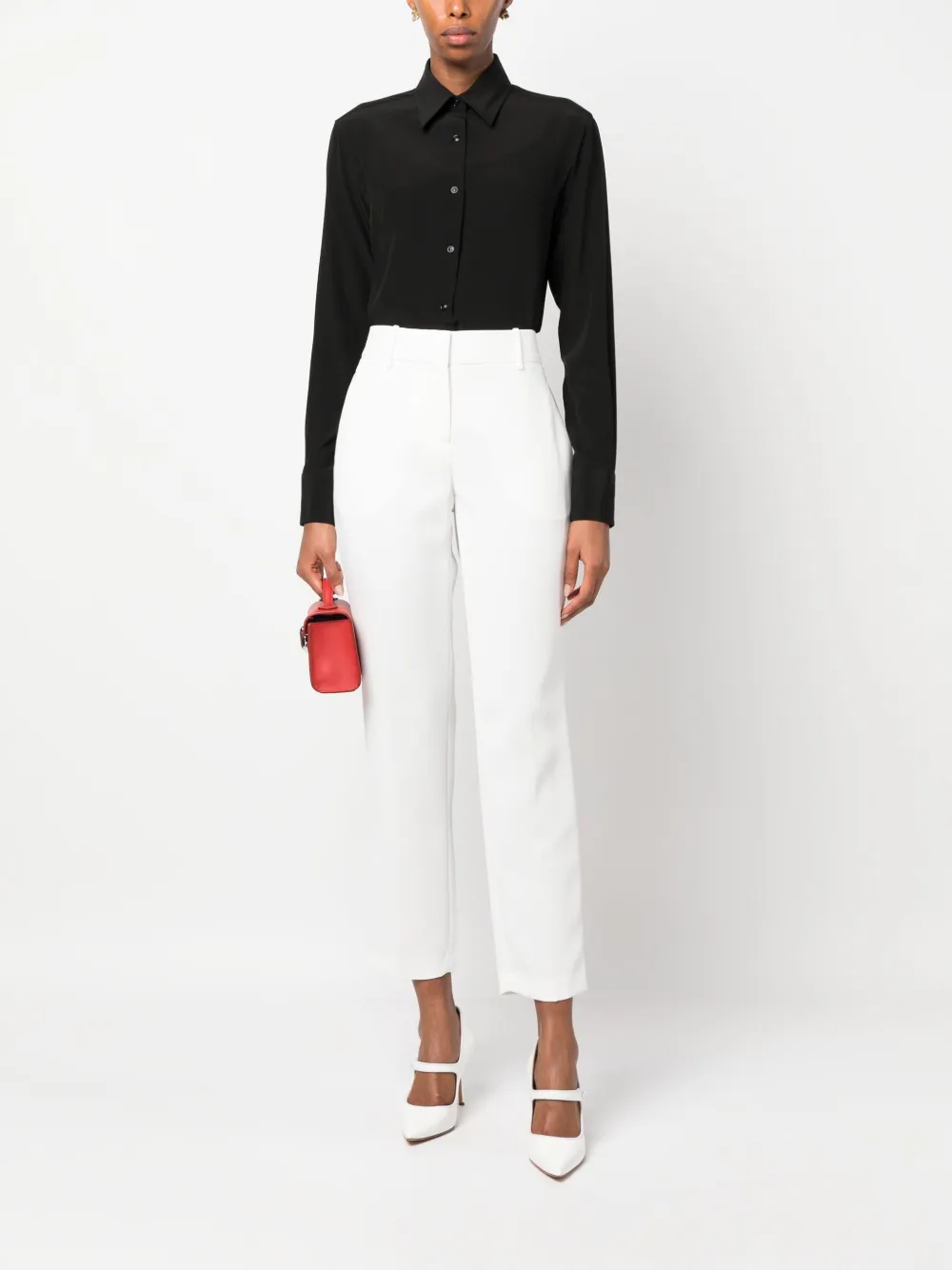 Ermanno Scervino straight-leg tailored trousers - Wit