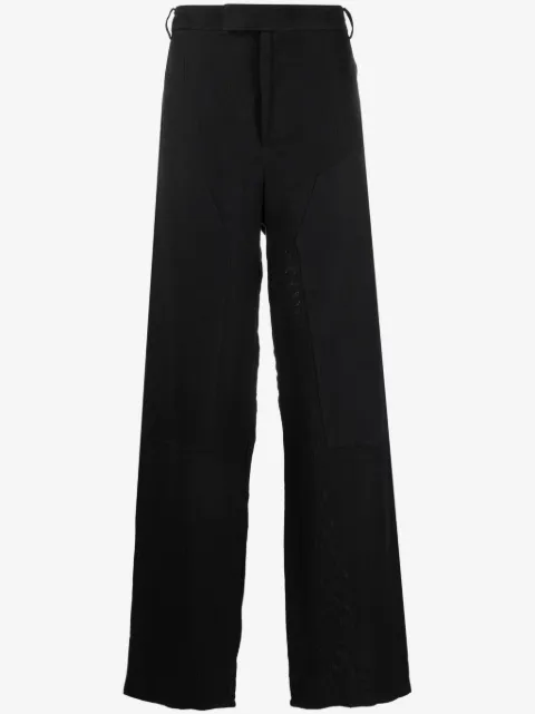 Eckhaus Latta pantalon de costume à coupe droite