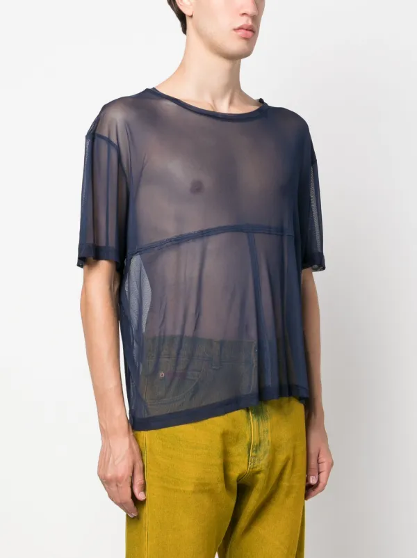 mens sheer t shirt