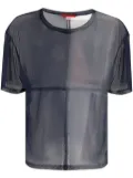 Eckhaus Latta Prom semi-sheer t-shirt - Blue