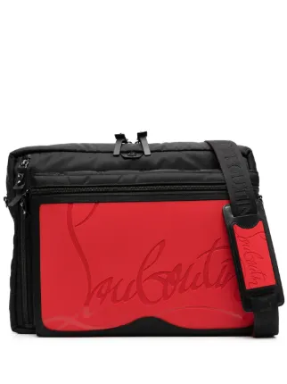 Christian Louboutin Loubideal logo print Laptop Bag Black FARFETCH AO