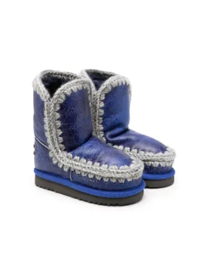 Mou Kids shearling trim Ankle Boots Farfetch