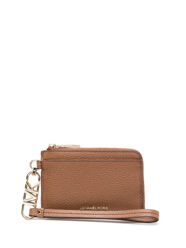 Michael Kors logo-plaque Zip Wallet - Farfetch