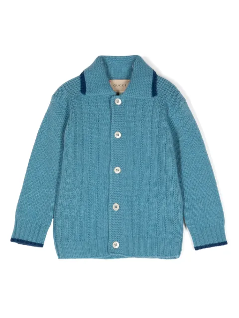 Gucci Kids raised-logo cardigan