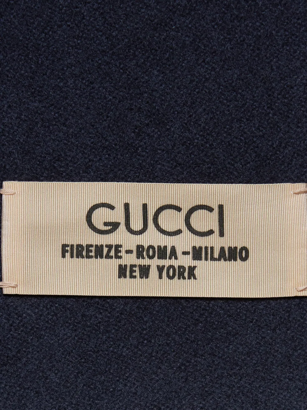 Gucci logo coat deals