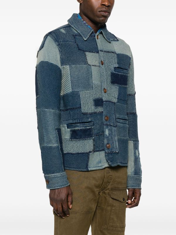 Rrl 2025 patchwork shirt