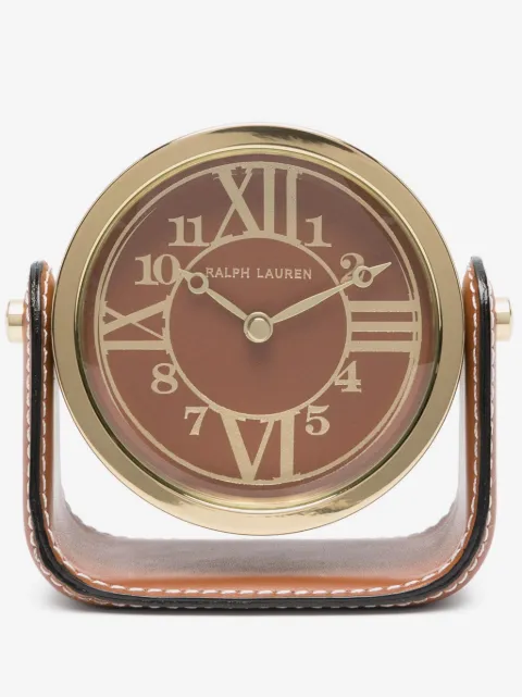 Ralph Lauren Home Brennan leather clock 
