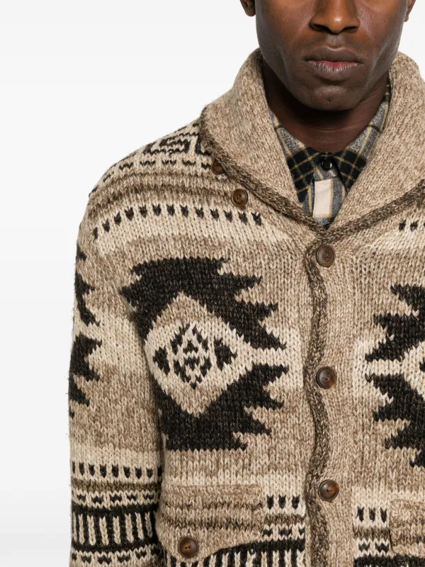 Ralph Lauren RRL Fair Isle intarsia-knit Cardigan - Farfetch