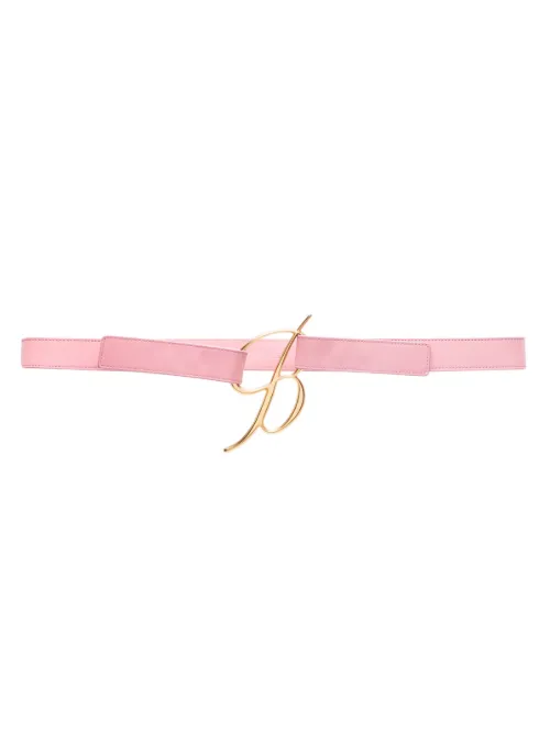 Ceinture en cuir à boucle B - Blumarine - Modalova