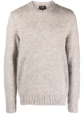 A.P.C. crew-neck wool-blend jumper - Neutrals