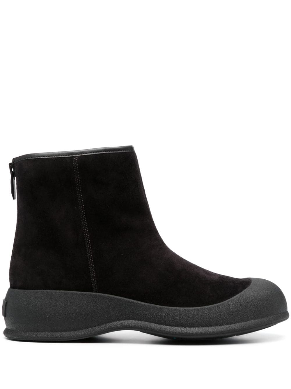 Shop Bally Elin Suede Ankle Boots In Black