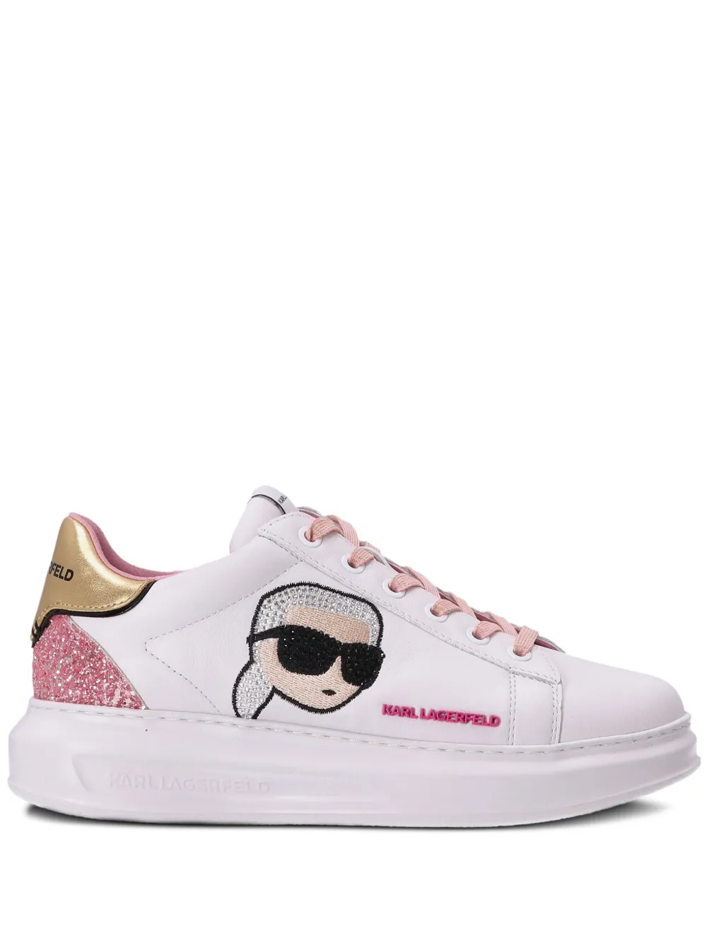 Karl Lagerfeld Kapri Kushion Lace up Sneakers White FARFETCH ZA Karl Lagerfeld Kapri Kushion Lace up Sneakers White FARFETCH ZA