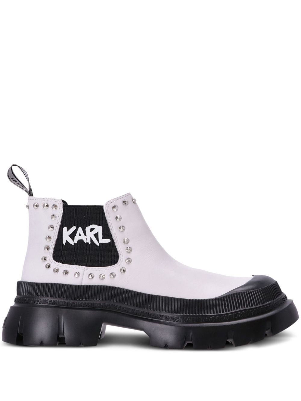 Image 1 of Karl Lagerfeld Trekka Max studded boots