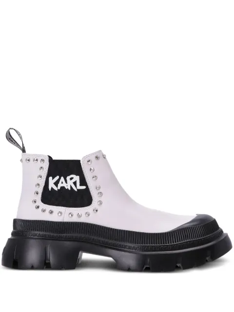 Karl Lagerfeld Trekka Max studded boots 