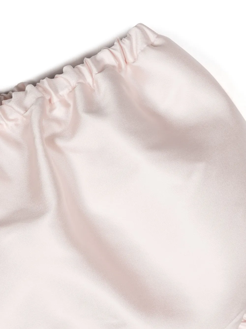 Bow-Detail Tulle-Panel Dress
