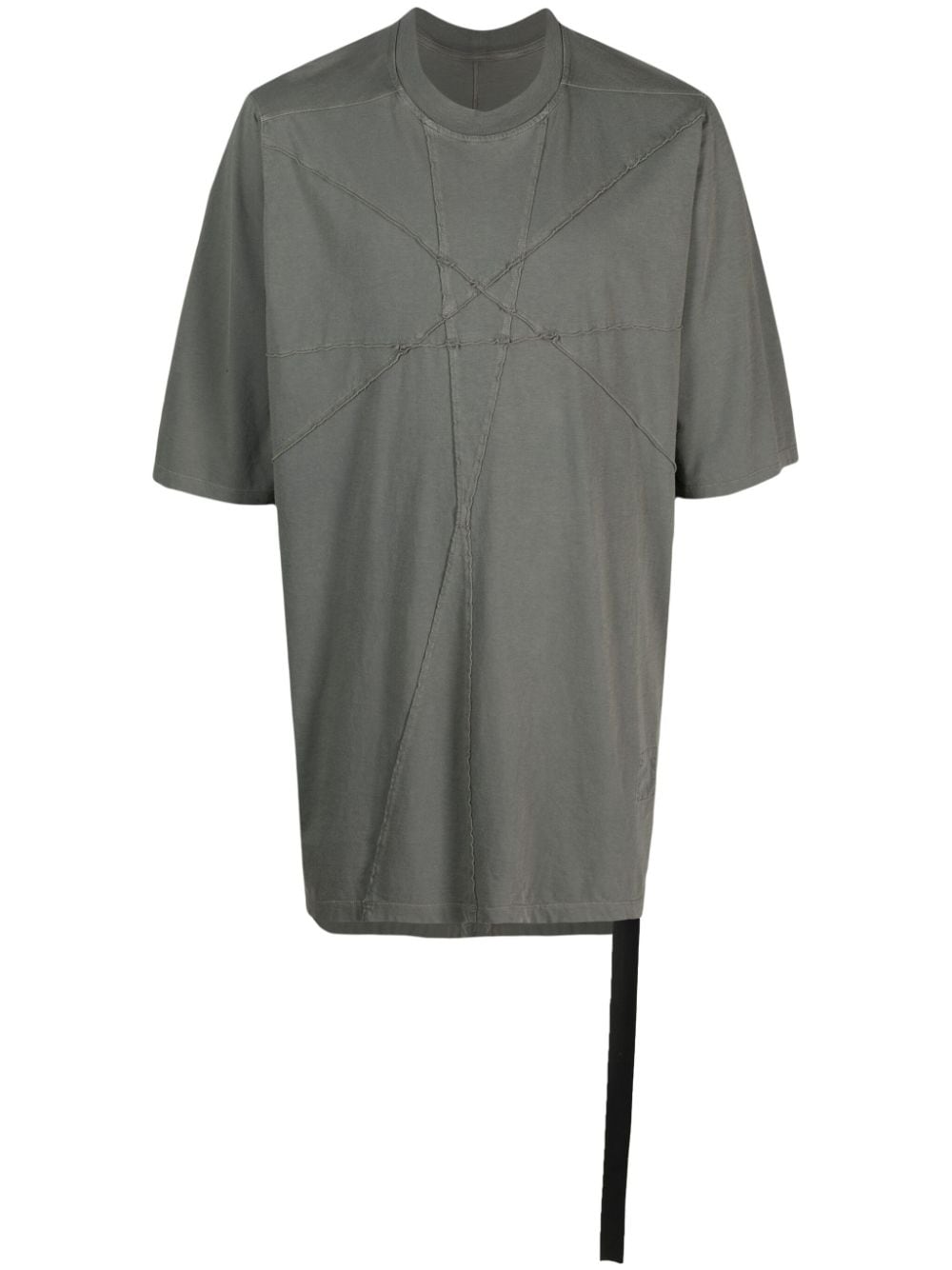 Rick Owens Drkshdw Jumbo Short-sleeved T-shirt In Grey