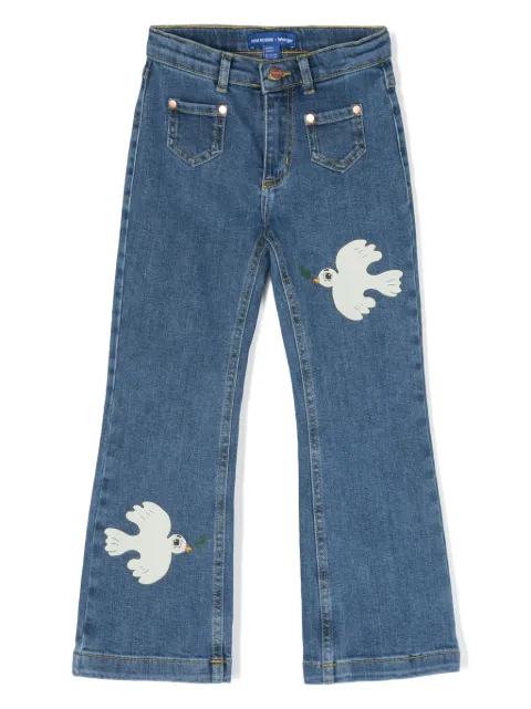 Mini Rodini Dove cotton jeans