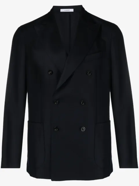 Boglioli peak-lapels double-breasted blazer
