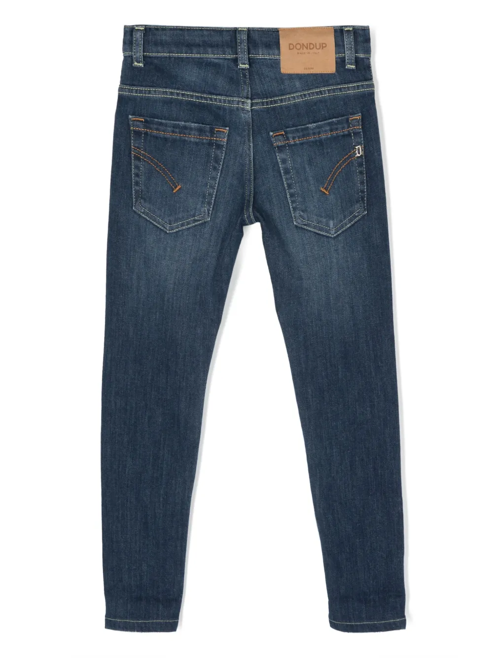 DONDUP KIDS straight-leg denim trousers - Blauw