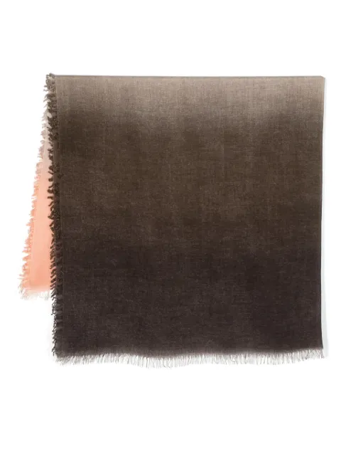 Faliero Sarti Krissy degradé frayed scarf
