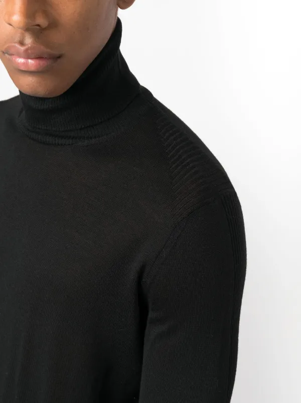 Merino wool 2024 high neck sweater