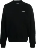 Off-White logo-print long-sleeve sweatshirt - Black
