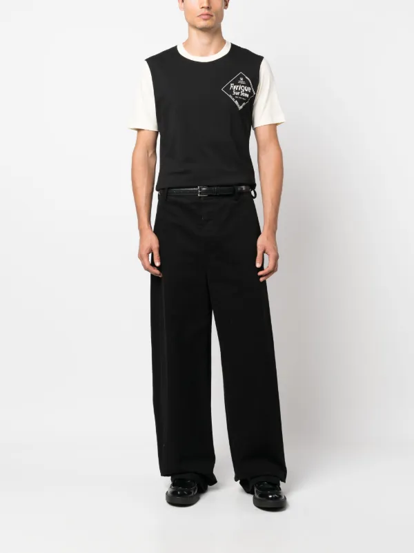 Tシャツ・カットソー WALES BONNER TOP (MS24JE16JE01900 BLACK) Wales Bonner Original T-Shirt - Black - Men | MS24JE16JE01900