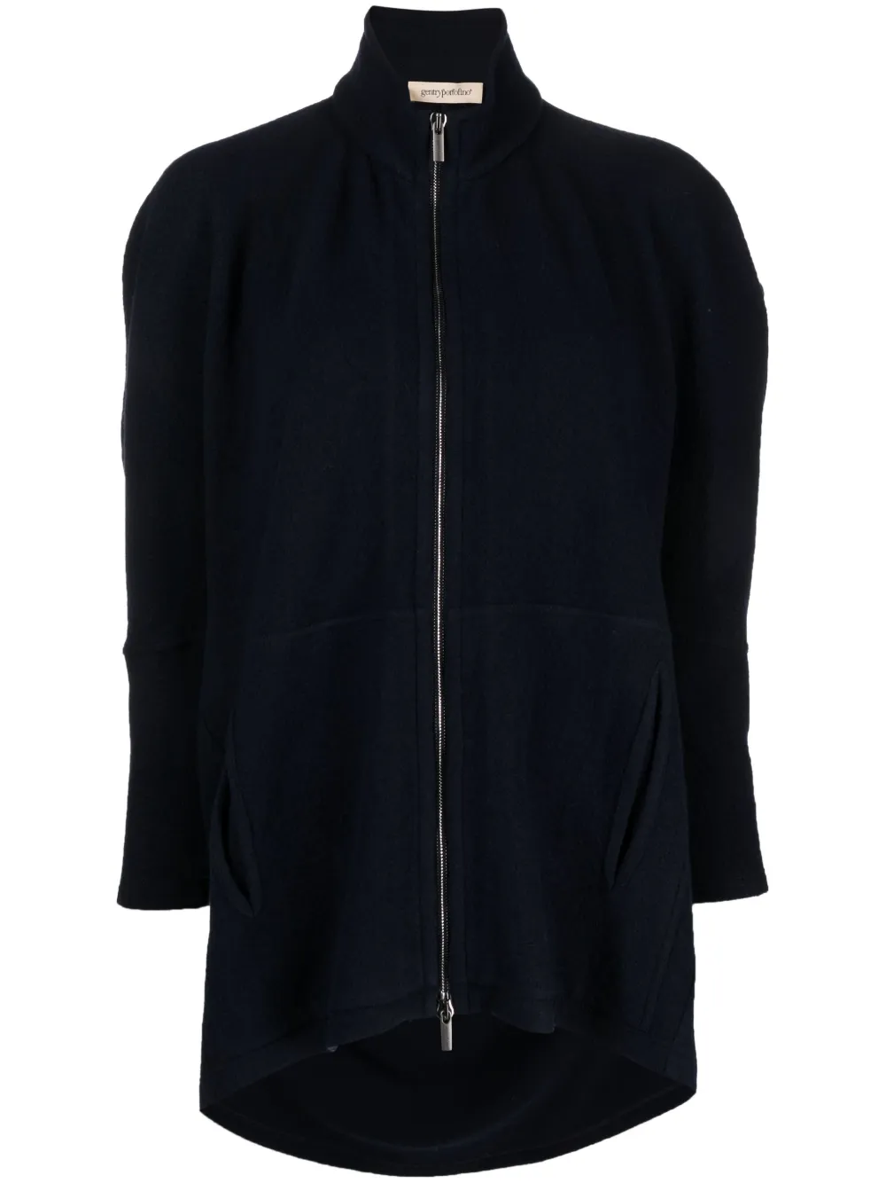 Gentry Portofino high-neck zip-up sweatshirt