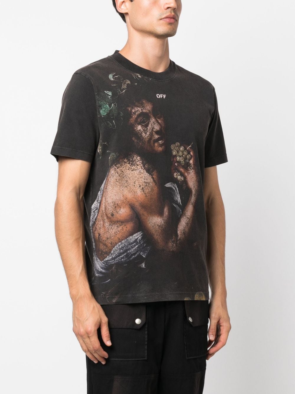 Off-White Bacchus-print Cotton T-shirt - Farfetch