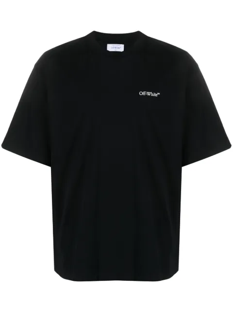 Off-White Camiseta mangas curtas com logo