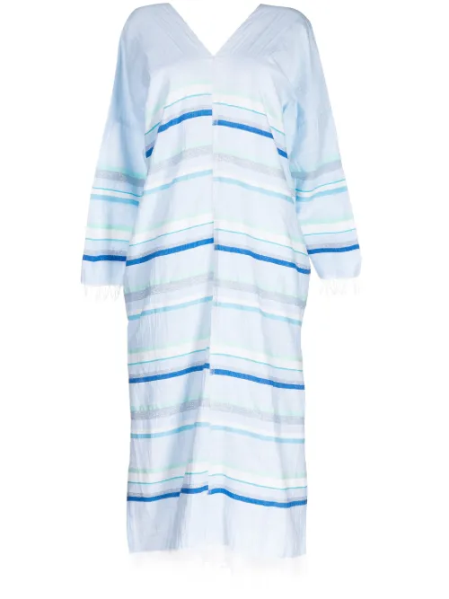 Lemlem robe Ruki à rayures - Bleu - lemlem - Modalova