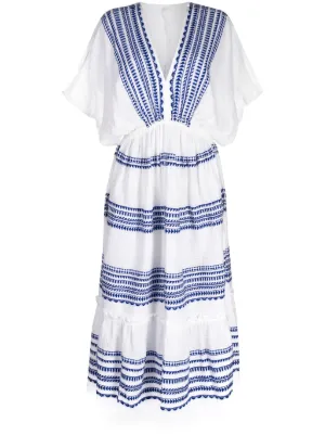 lemlem eshe plunge neck dress lemlem | Eshe Plunge Neck Dress | XS