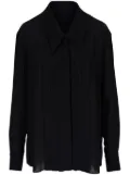 KHAITE The Dorian silk shirt - Black