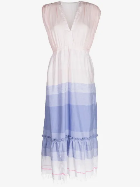 lemlem  Jelba gradient-effect dress