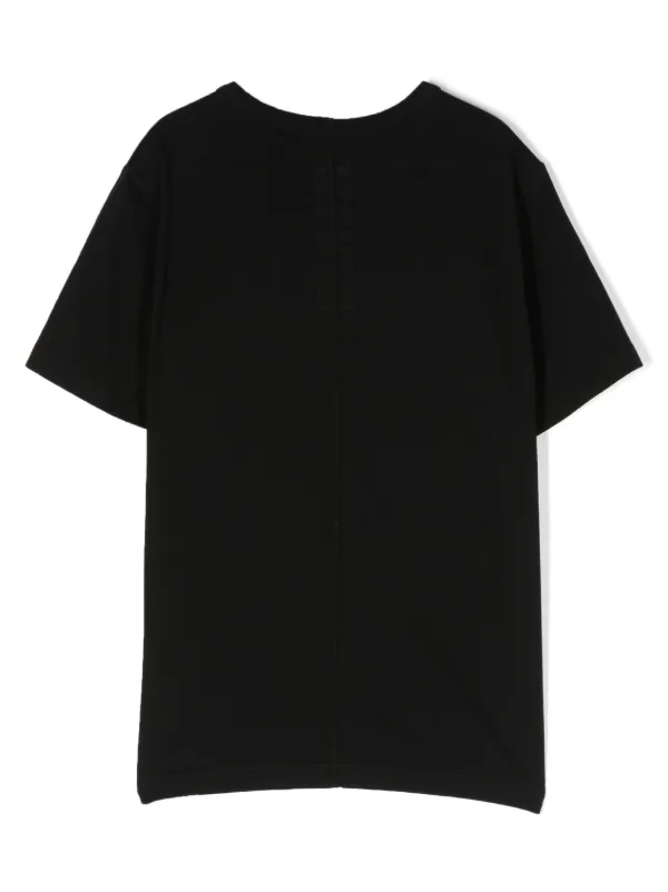 【関税＆送料込み】Rick Owens Short-Sleeved Cotton T-Shirt Rick Owens Kids short-sleeve Cotton T-shirt | Black | FARFETCH