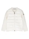 Moncler Enfant logo-patch padded jacket - White