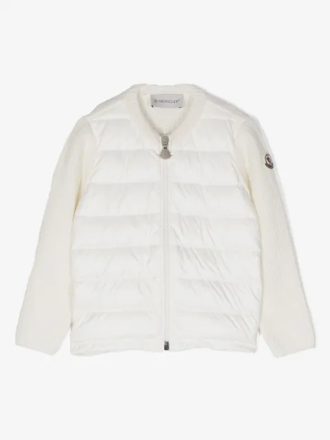 Moncler Enfant logo-patch padded jacket