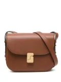 Soeur Bellissima leather crossbody bag - Brown