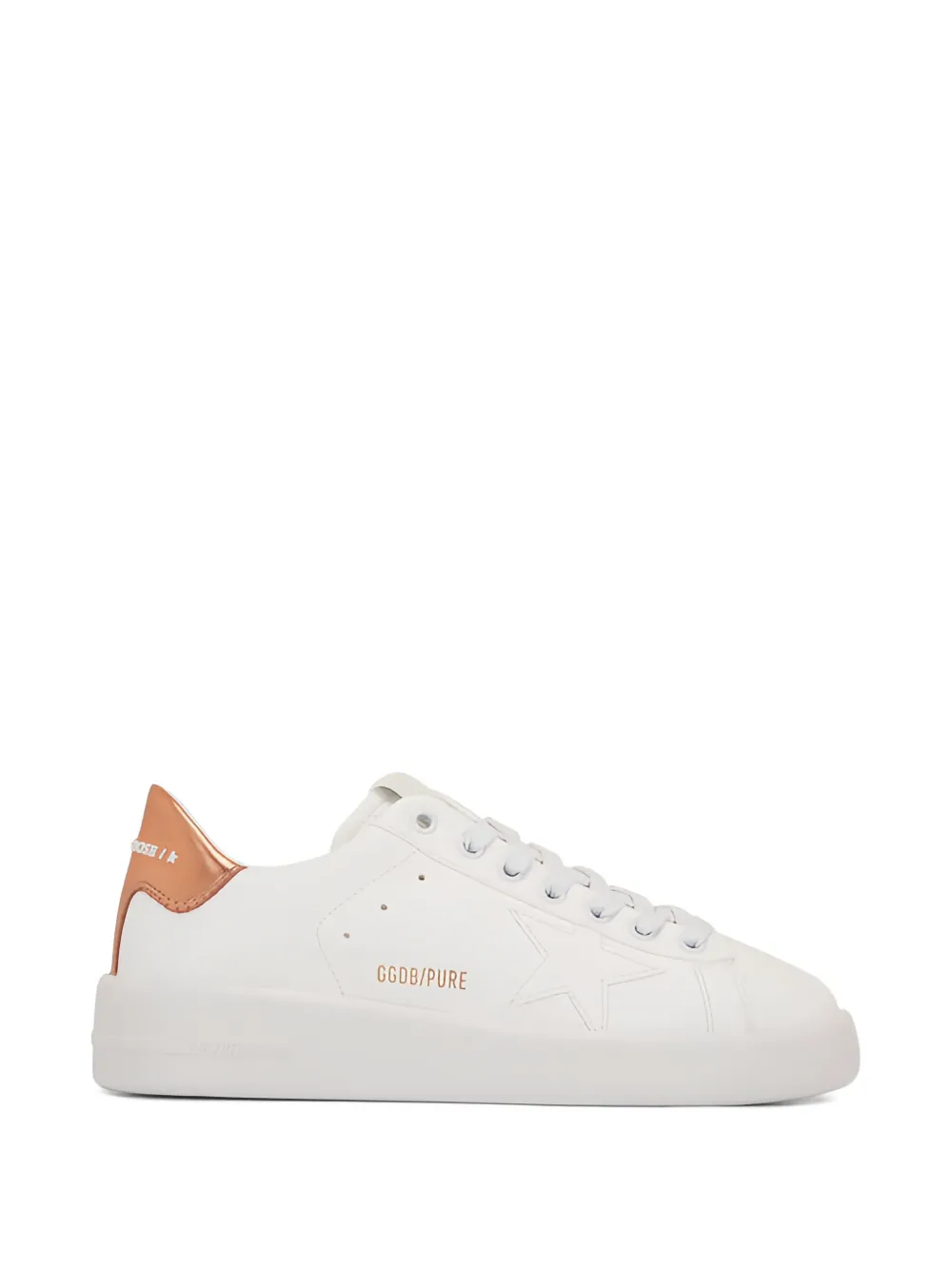 Golden Goose Pure-Star leather sneakers - Weiß
