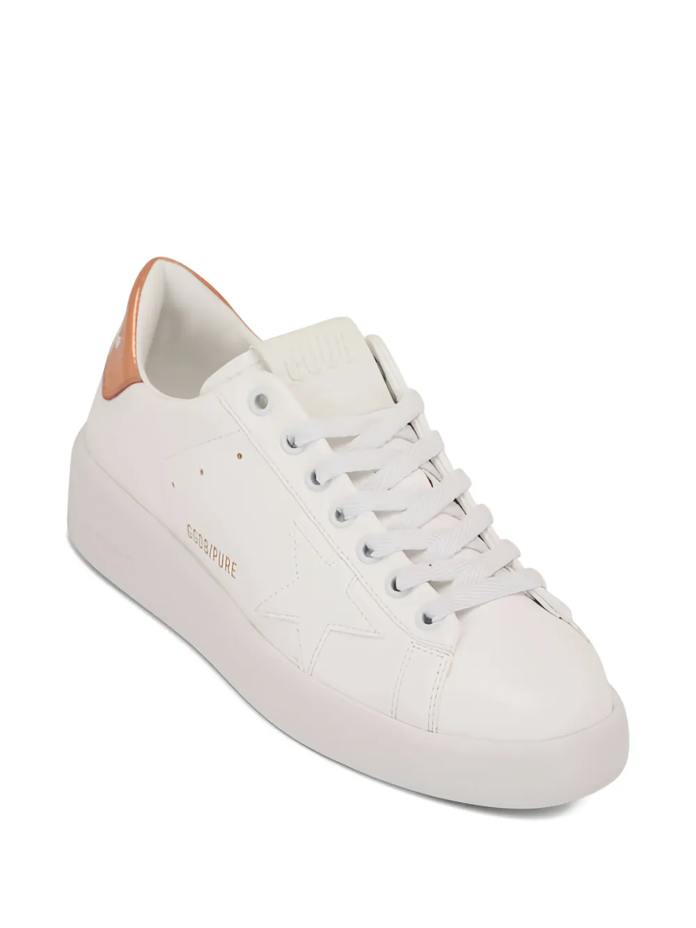 Golden Goose Pure-Star leather sneakers - Wit