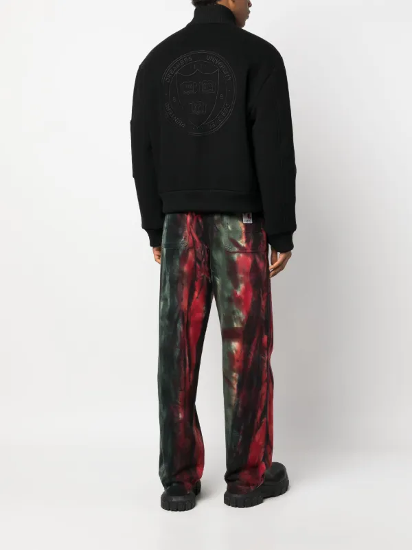 MSGM ジップアップ ボンバージャケット | ブラック | FARFETCH JP