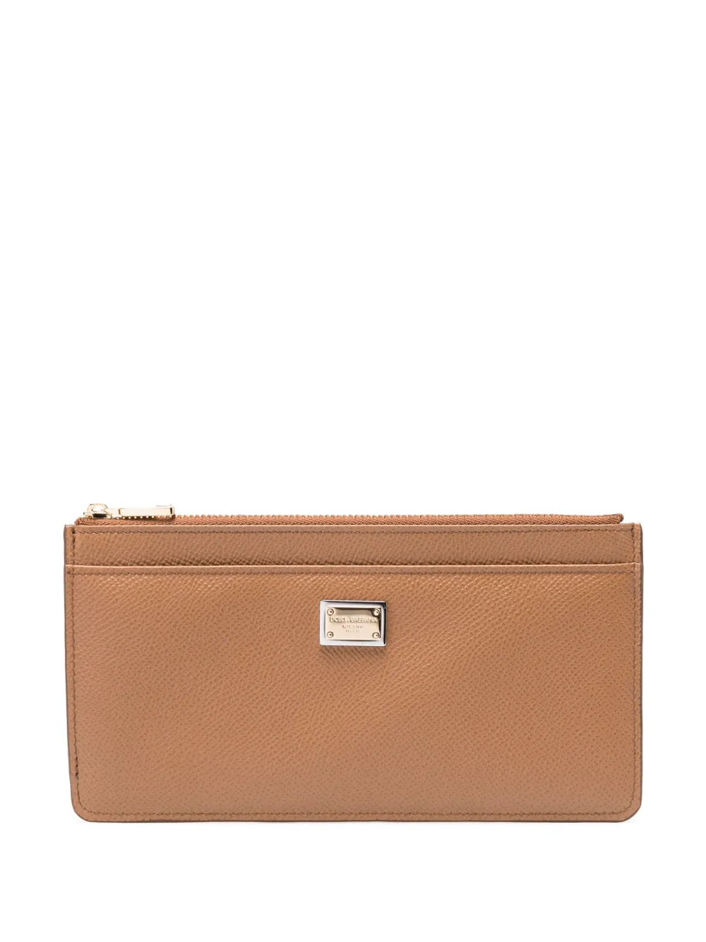 Dolce & Gabbana logo-plaque leather wallet | Brown | Image 1